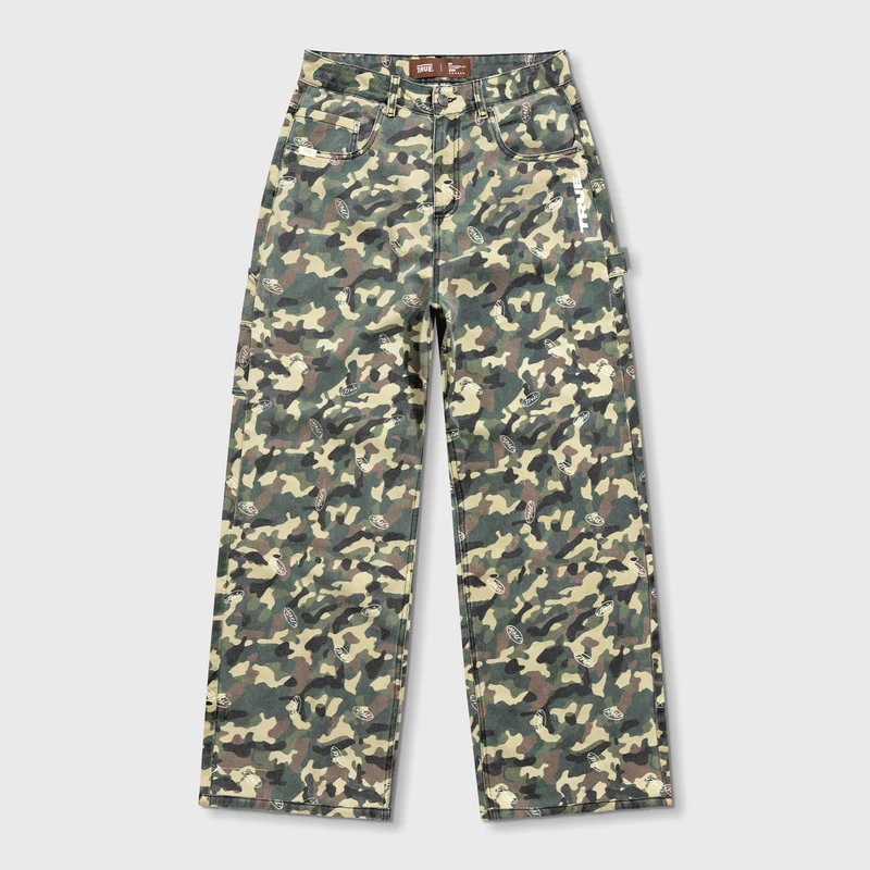 Racing Camo Carpenter Pants Green
